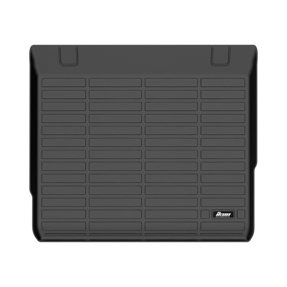 Ikon Motorsports TPE All Weather Heavy Duty Waterproof Rear Trunk Cargo Liner Mats For 2010-2024 Toyota 4Runner W/5 Passengers W/O Sliding Cargo Deck