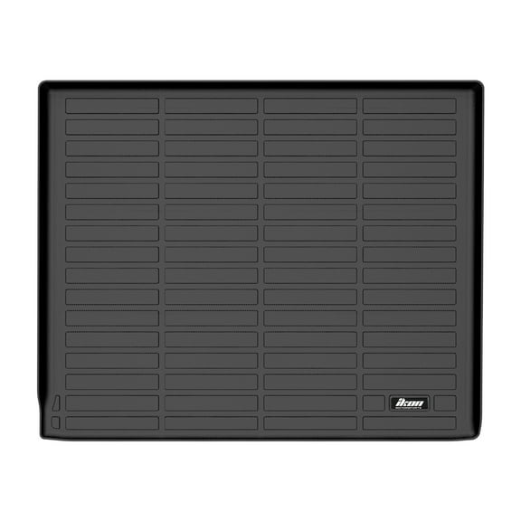 Ikon Motorsports TPE All Weather Heavy Duty Waterproof Rear Trunk Cargo Liner Mats For 2022-2025 GMC Hummer EV Pickup & SUV (Front Cargo Compartment)