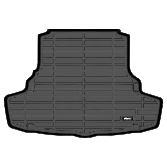 Ikon Motorsports TPE All Weather Heavy Duty Waterproof Rear Trunk Tray Cargo Liner Mats For 2014-2026 Lexus IS IS200t IS250 IS300 IS350 IS500 IS F