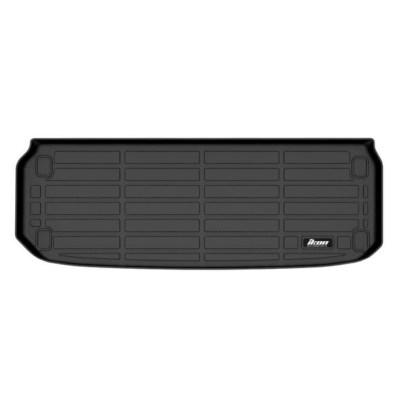 Ikon Motorsports TPE Cargo Trunk Liner Compatible with 2013-2020 Nissan Pathfinder & INFINITI QX60 & JX35, Custom Fit All Weather Protection Heavy Duty Rear Trunk Tray Cargo Mats Protector, Black