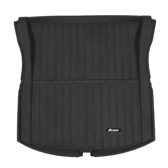 Ikon Motorsports TPE Cargo Trunk Liner Compatible with 2024-2025 Tesla Model 3 Highland, Custom Fit All Weather Protection Heavy Duty Rear Trunk Tray Cargo Mats Protector, Black