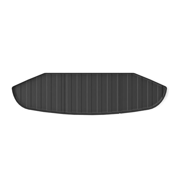 Ikon Motorsports TPE Storage Mat Compatible with 2023-2024 Tesla Cybertruck Custom Fit All Weather Protection Heavy Duty 3D Molded Front Upper Lower Cargo Frunk Tray Mats Protector Liner 1PC Black
