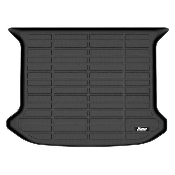 Ikon Motorsports TPE Thermo Plastic Elastomer All Weather Heavy Duty Waterproof Rear Trunk Tray Cargo Liner Mats For 2023-2026 Genesis GV60