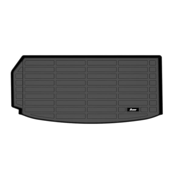 Ikon Motorsports TPE All Weather Waterproof Rear Trunk Tray Cargo Area Liner Mat For 2024-2026 Chevrolet Traverse & GMC Acadia 2025-2026 Buick Enclave