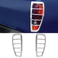 thumbnail image 1 of Ikon Motorsports Tail Light Bezel Compatible with 2004-2012 Chevrolet Colorado Chrome ABS Rear Taillight Lamps Frame Cover Trim Accessories 2PCS, 1 of 2