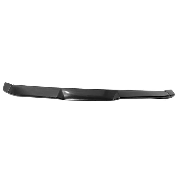 Ikon Motorsports Tailgate Protector Compatible With 2007-2013 Chevy Silverado MDA V2 Style PU Polyurethane Unpainted Black Tailgate Cover Truck Sports Tailgate Cover Cap Spoiler Wing Lip Bodykits