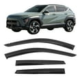 thumbnail image 1 of Ikon Motorsports Tape On Window Visors for 2024-2025 Hyundai Kona& Kona Electric, Mugen Style Smoke Acrylic Deflector Rain Guard 4PCS, 1 of 9