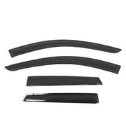 Ikon Motorsports Tape on Window Visors Fits 2022-2026 Hyundai Santa Cruz, Sun Rain Wind Guard Vent Shade Deflectors Acrylic Smoke/Tinted 4PCS