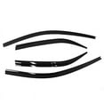 thumbnail image 1 of Ikon Motorsports Tape on Window Visors Compatible with 2012-2014 Toyota Camry ABS Plastic Dark Smoke Rain Guards Side Window Wind Deflectors 4PCS, 1 of 3