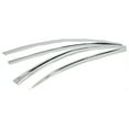 thumbnail image 1 of Ikon Motorsports Tape on Window Visors Compatible with 2013-2017 Honda Accord Sedan ABS Chrome Rain Guards Side Window Wind Deflectors 4PCS, 1 of 4