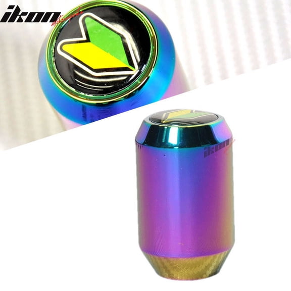 Ikon Motorsports Titanium MU Style BD Logo EK Gear Shift Knob Compatible with Accord Civic Acura Integra
