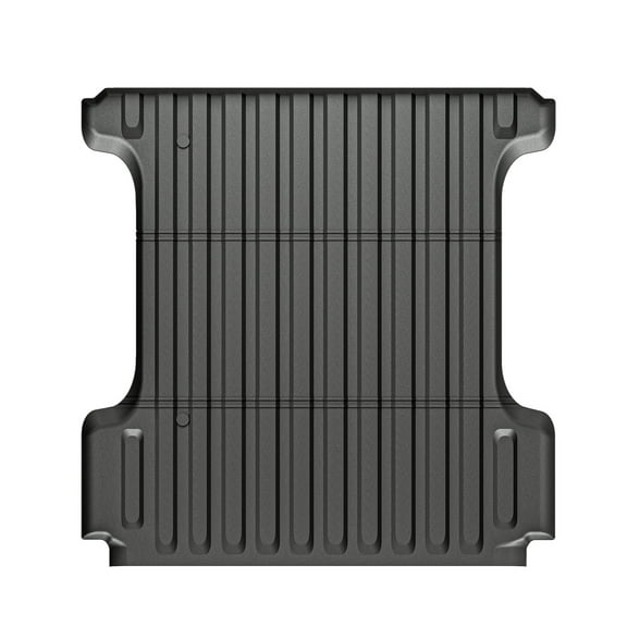 Ikon Motorsports Truck Bed Mat Compatible With 2019-2024 Dodge Ram 1500 5.7Ft Bed, Black Rear Storage Floor Liner TPE Pickup Cargo Guard All Weather 3D Heavy Duty Trunk Flooring Protector Cover