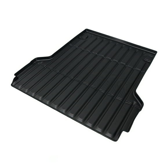 Ikon Motorsports Truck Bed Mat Compatible With 2022-2024 Ford Maverick, Black Rear Storage Floor Liner TPE Pickup Cargo Guard All Weather 3D Heavy Duty Trunk Flooring Protector Cover
