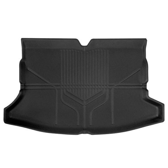 Ikon Motorsports Trunk Mat Compatible With 2018-2023 Subaru Crosstrek & Impreza Hatchback, Black 3D Molded Car Rear Carpets Liner Protection XPE All Weather Boot Tray Cover Protector Pad