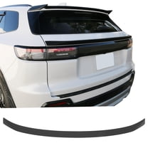 Ikon Motorsports Trunk Middle Spoiler Compatible With 2024-2026 Honda Prologue, IKON Style ABS Plastic Matte Black Rear Wing Tail Lid Deflector Bodykits