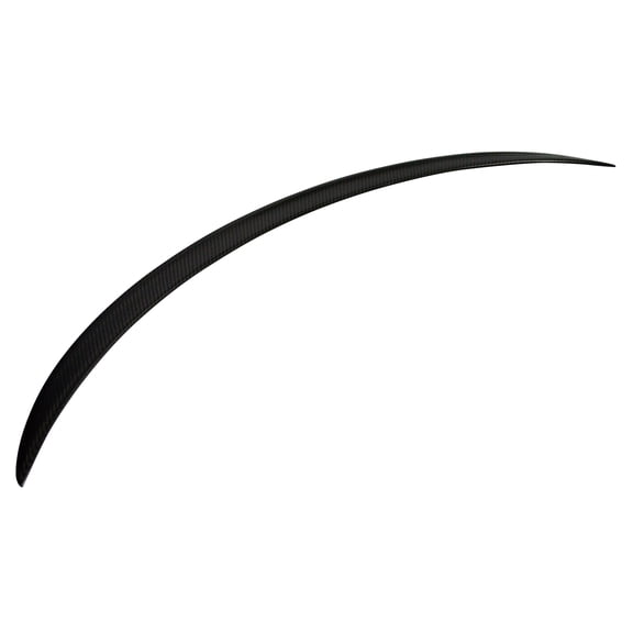 Ikon Motorsports Trunk Spoiler Compatible With 2013-2019 Mercedes-Benz W117 C117 CLA-Class 4-Door Sedan, M3 Style Rear Deck Lid Real Carbon Fiber Tail Boot Trim