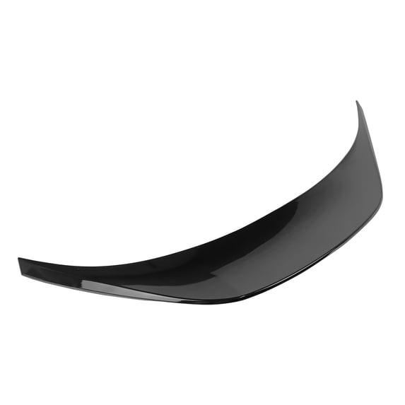 Ikon Motorsports Trunk Spoiler Compatible With 2022-2025 Subaru BRZ Toyota GR86, Painted #D4S Crystal Black Silica Pearl/Raven Pearl ABS Plastic TRD Style Rear Spoiler Wing Trunk Lip
