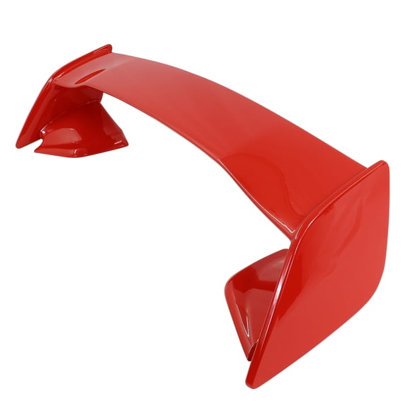 Ikon Motorsports Trunk Spoiler Compatible With 2022-2025 Subaru WRX, Painted #DCK Ignition Red ABS Plastic 2015 STI Style Rear Trunk Lid Deck Lip Wing