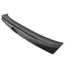 Ikon Motorsports Trunk Spoiler Compatible With 2008-2014 Subaru Impreza WRX STI 4-Door Sedan Unpainted Black ABS Plastic W Style Rear Spoiler Wing