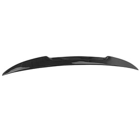 Ikon Motorsports Trunk Spoiler Compatible With 2011-2018 Volkswagen Jetta 4-Door Sedan, Painted Black #L041 ABS Plastic V Style Rear Spoiler Wing