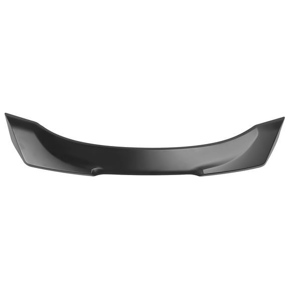 Ikon Motorsports Trunk Spoiler Compatible With 2017-2021 Honda Civic 10th Gen 5-Door Hatchback Unpainted Black ABS Plastic Rear Trunk Wing Spoiler