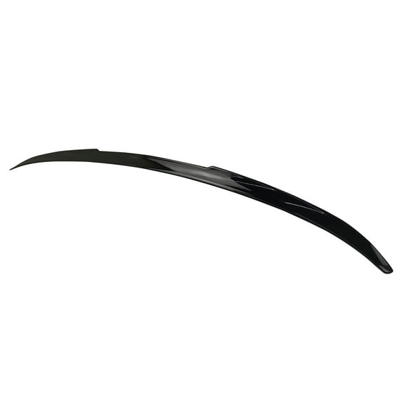 Ikon Motorsports Trunk Spoiler Compatible With 2020-2025 BMW G06 X6, Painted #668 Jet Black Performance Style ABS Plastic Rear Spoiler Wing Tail Lip