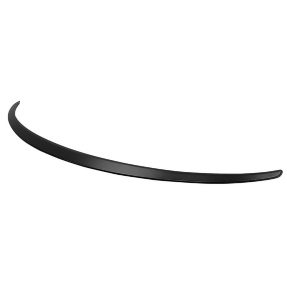 Ikon Motorsports Trunk Spoiler Compatible With 2020-2025 Tesla Model Y, Unpainted Black Factory Style ABS Plastic Rear Deck Lid Tail Trim Lip Wing