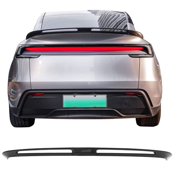 Ikon MotorsportsTrunk Spoiler, Compatible with2025-2026 Tesla Model Y,IKON V2 Style Gloss Black ABS Plastic Rear Trunk Lid Spoiler Wing Lip