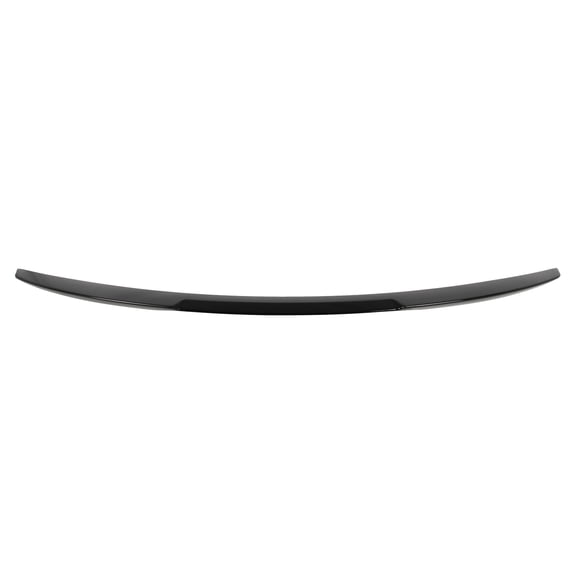 Ikon MotorsportsTrunk Spoiler Fits2008-2013 BMW E82 1 Series M Sport Coupe,M4 Style Gloss Black ABS PlasticAdd-on Rear Trunk Lid Spoiler Wing Lip