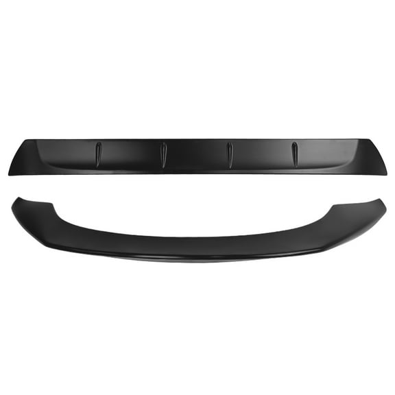 Ikon Motorsports Trunk Spoiler & Roof Lip Compatible With 2020-2025 Toyota GR Supra J29 & Supra MK5 Unpainted Black ABS TRD Style Rear Spoiler & Rear Window Visor Spoiler