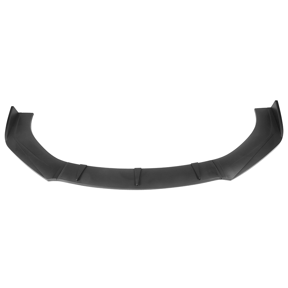 Ikon Motorsports Unadjustable Front Bumper Lip Splitter Fit 59" - 65'' Width Car 3PC PP Matte Black
