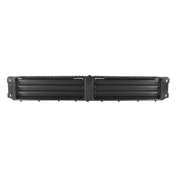 Ikon Motorsports Upper Active Grille Shutter w/ Motor Compatible with 2016-2020 Chevy Malibu Hybrid, Engine Cooling Radiator Grille Assembly Replacement, Silver/ Black