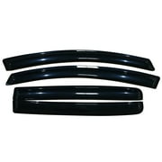 Ikon Motorsports Window Visor Compatible with 12-18 Toyota Yaris XP150 Hatchback Deflector Rain Guard 4Pc Set Outside Mount 2012 2013 2014 2015 2016 2017 2018