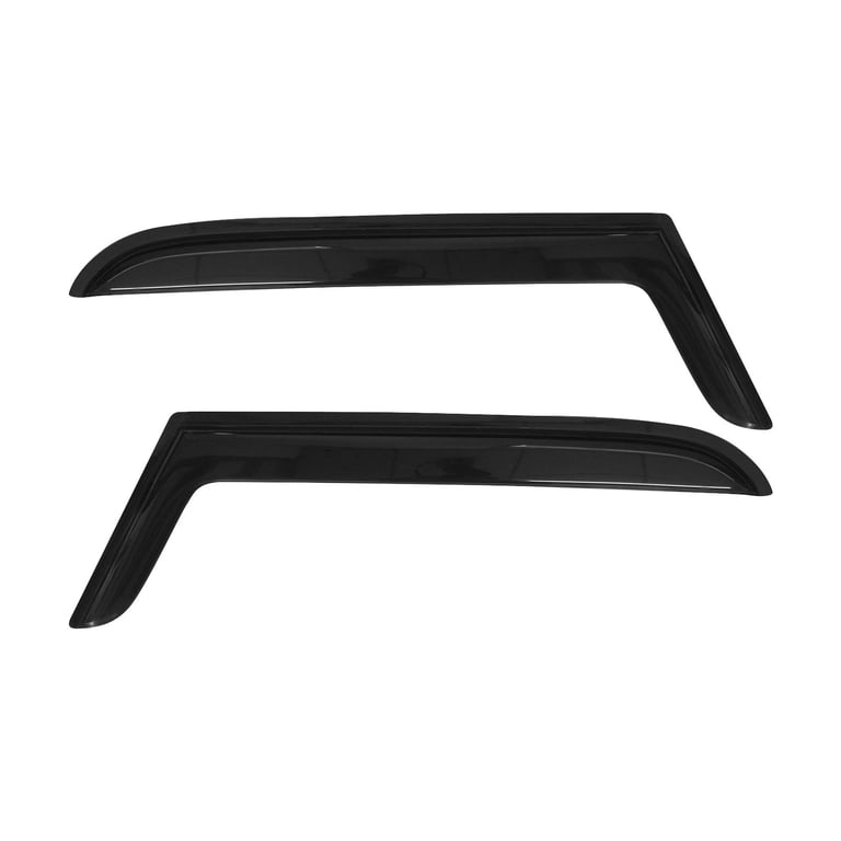 Slim Smoke Window Visors For 97-06 Jeep Wrangler TJ – Tape-On External Set Of 2 – FREE-AUTO802