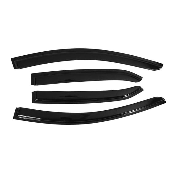 Ikon Motorsports Window Visor Compatible with 14-19 Toyota Corolla E170 Acrylic Vent Deflector Rain Guard 4Pc Set Outside Mount 2014 2015 2016 2017