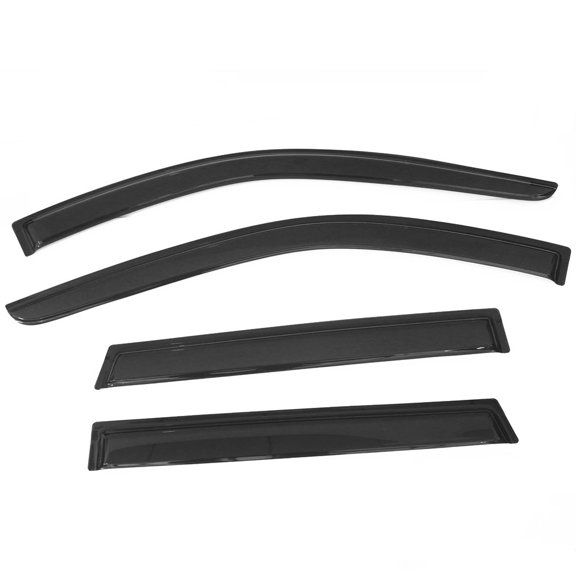 Ikon Motorsports Window Visor Compatible with 2011-2021 Jeep Grand Cherokee WK2 Acrylic Side Deflector Rain Guard 4Pc Outside Mount