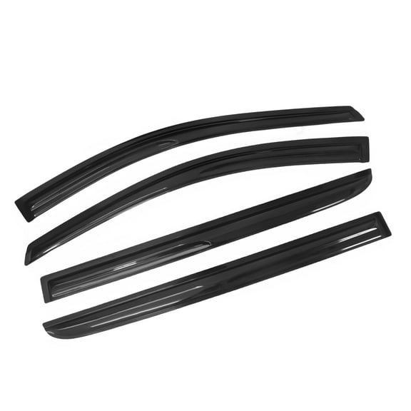 Ikon Motorsports Window Visors Compatible with 2005-2010 Honda Odyssey Mugen Style Acrylic Side Vent Visor Deflector Rain Guard 4PCS