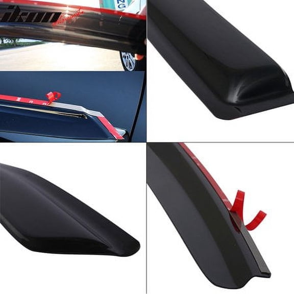 Compatible with 10-17 Chevy Equinox Acrylic Window Visors Vent Windshield Deflector Rain Guard 4Pc Set Outside Mount 2010 2011 2012 2013 2014 2015 2016 2017