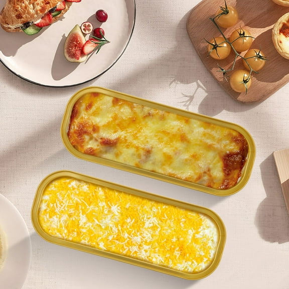 Ikoopy 100 Pcs Aluminum Foil Mini Loaf Pan Mini Cake Pan with Lid and Spoon Heat Resistant Rectangle Baking Cup for Dessert