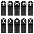 thumbnail image 1 of Ikoopy 10pcs Multitool Blades High Carbon Steel Oscillating Saw Blades Quick Release Oscillating Professional Fast Cut Swing Blades Compatible with Most Tool for Metal Plastic 3.54*1.38in, 1 of 10