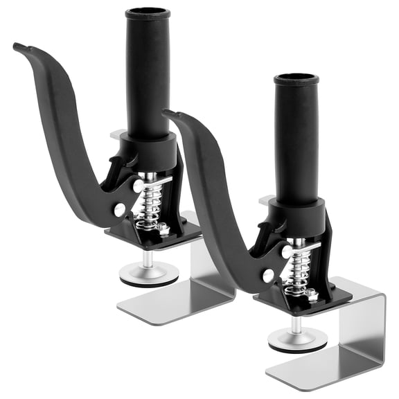 Ikoopy 2 Pcs Drawer Front Installation Clamp Quick Release Drawer Fixing Clip Convenient Woodworking Installation Tool for Table and Desk Mount