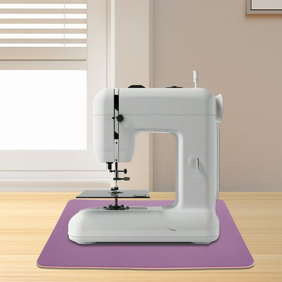 Ikoopy 2 Pcs Sewing Machine Muffling Mat Foot Pedal Mat No Slip Sewing Machine Pad Multipurpose Sewing Machine Mat Sewing Machine Accessories for Quilting Embroidery