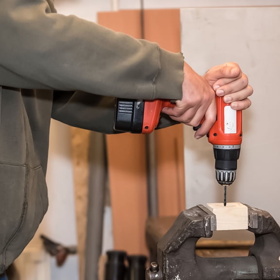 Ikoopy 20Pcs Concrete Drill Bit Set 5mm Alloy Masonry Drill Bit Set Stable Carbide Tipped Tile Drill Bit Cross Head 1/4 Hex Shank Drilling Hole Bit for Concrete Cement Brick Wood