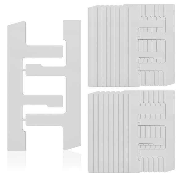 Ikoopy 20Pcs Switch Box Straps Universal Electrical Box F Clips Support Metal Outlet Repair Clips Easy to Install for Loose Outlet Fix Home