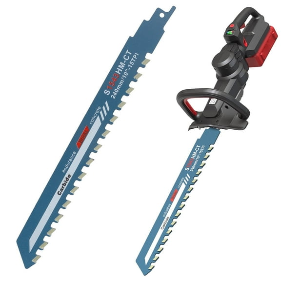 Wekvgz 2Pcs Cemented Carbide Reciprocating Saw Blade Stable Cutting Concrete Saw Blade Reduce Dust Reciprocating Cutting Tool for Ceramic