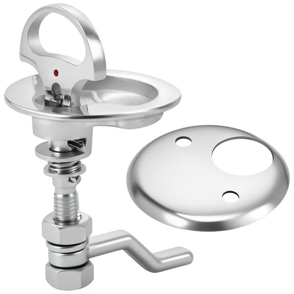 Ikoopy 316 Stainless Steel Boat Cam Latch with Back Plate Heavy Duty Marine Hatch Pull Rust Resistant Marine Flush Hatch Pull for Boat