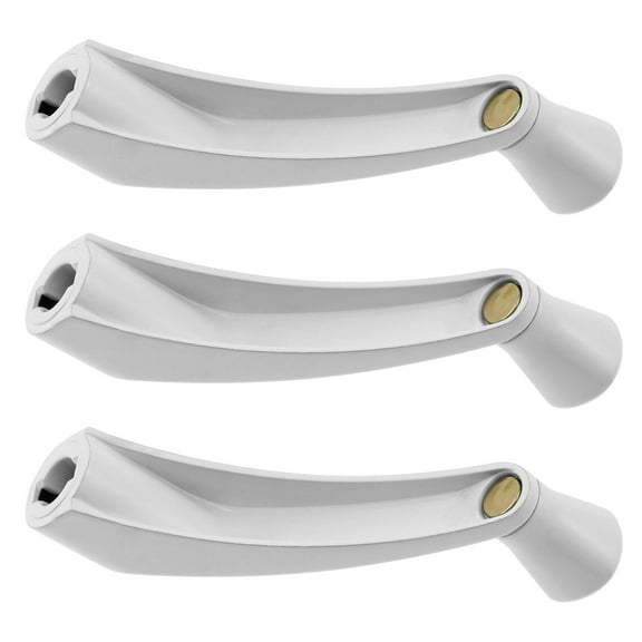 Ikoopy 3Pcs Zinc Alloy Window Crank Handle Labor Saving Window Replacement Handle Accurate Control Door Crank Handgrip for Car Home