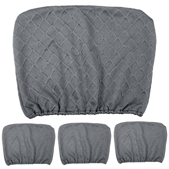 Ikoopy 4 Pcs Elastic Chair Back Cover Soft Chair Back Protective Cover Enduring Wear Resistant Stool Rear Slipcover for Home Office