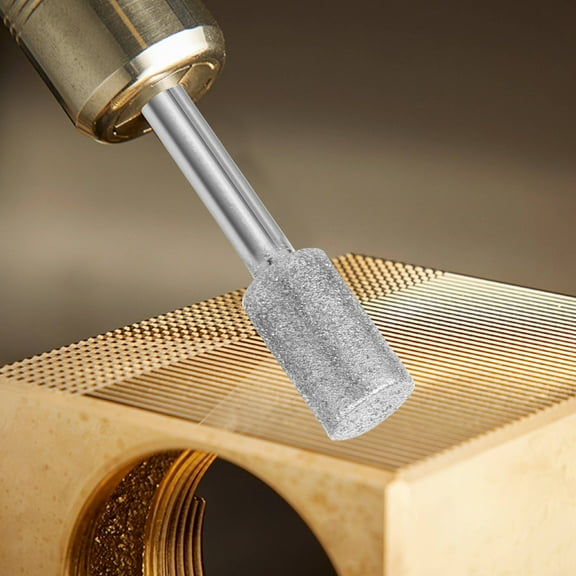 Ikoopy 40 Pcs 120 Grit Diamond Grinder Bit with 1/8" Shank Compatible with Dremel Rotary Tool Reliable Diamond Grinding Bit for Stone Glass Porcelain Ceramic