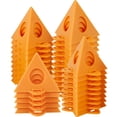 thumbnail image 1 of Ikoopy 50Pcs Pyramid Painting Stands Plastic Mini Cone Paint Stands Reusable Painting Triangle Stands Set High Strength Canvas Support Stands for Canvas Cabinet Doors Furniture, 1 of 8